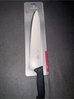 Victorinox Black and Silver Chef Knife